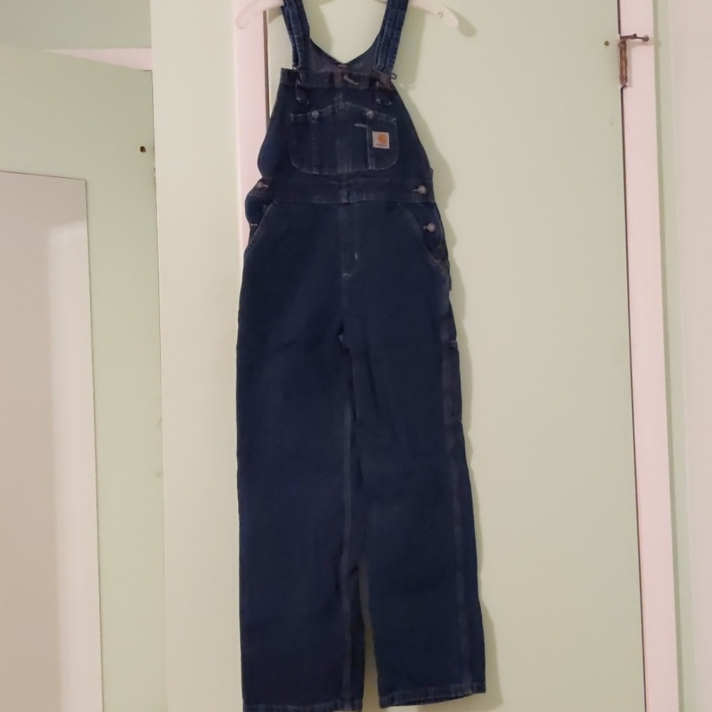 Carhartt Denim  Overalls, blue 4 x 30